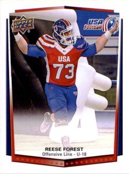 2015 Upper Deck USA Football #90 Reese Forest Front