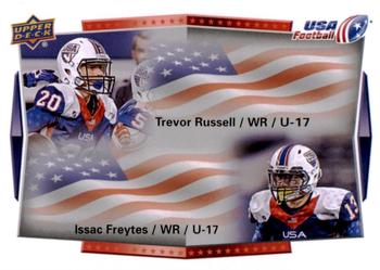 2015 Upper Deck USA Football #99 Trevor Russell / Issac Freytes Front