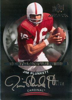 2011 Upper Deck Exquisite Collection - UD Black Signatures #B-JP Jim Plunkett Front