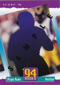 1994 Score - Samples #000 Generic Rookie Card Front