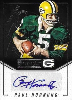 2016 Panini Playbook - X's and O's Signatures #XO-PH Paul Hornung Front