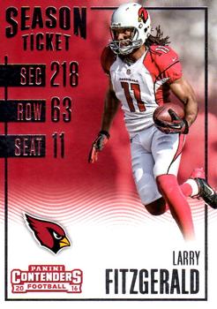2016 Panini Contenders #15 Larry Fitzgerald Front