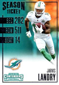 2016 Panini Contenders #56 Jarvis Landry Front
