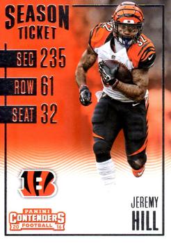 2016 Panini Contenders #81 Jeremy Hill Front