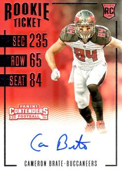 2016 Panini Contenders #277 Cameron Brate Front