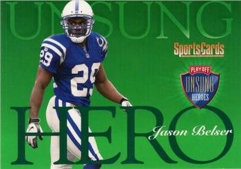 1998 Playoff Unsung Heroes #12 Jason Belser Front