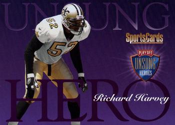 1998 Playoff Unsung Heroes #18 Richard Harvey Front