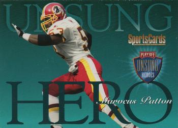 1998 Playoff Unsung Heroes #30 Marvcus Patton Front