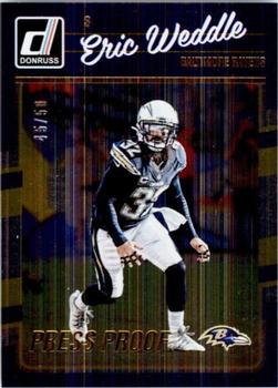 2016 Donruss - Press Proofs Gold #21 Eric Weddle Front