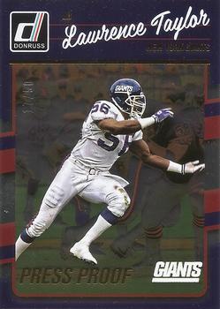 2016 Donruss - Press Proofs Gold #207 Lawrence Taylor Front