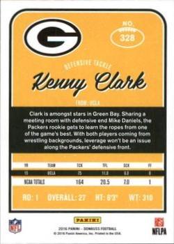2016 Donruss - Press Proofs Gold #328 Kenny Clark Back