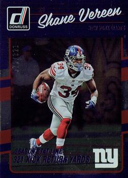 2016 Donruss - Stat Line Season #204 Shane Vereen Front