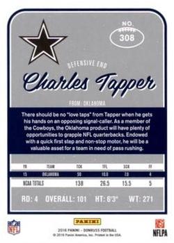 2016 Donruss - Stat Line Season #308 Charles Tapper Back