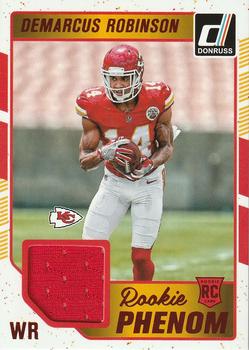 2016 Donruss - Rookie Phenom Jersey Relics Red Foil #20 Demarcus Robinson Front