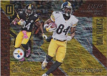 2016 Panini Unparalleled - Dual Threats #DT-4 Antonio Brown Front