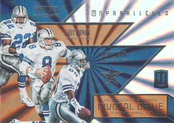 2016 Panini Unparalleled - Pivotal Drive #PD-39 Michael Irvin / Emmitt Smith / Troy Aikman Front