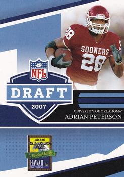 2007 Playoff Hawaii Trade Conference #6 Adrian Peterson Front