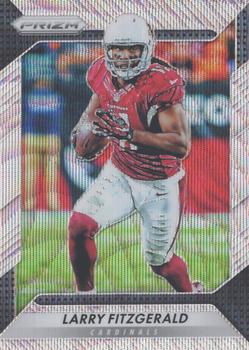 2016 Panini Prizm - Blue Wave #63 Larry Fitzgerald Front