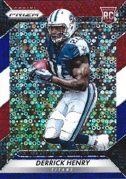 2016 Panini Prizm - Red White & Blue Disco #298 Derrick Henry Front
