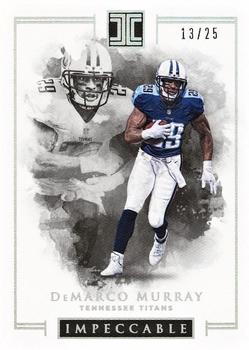 2016 Panini Impeccable - Silver #94 DeMarco Murray Front
