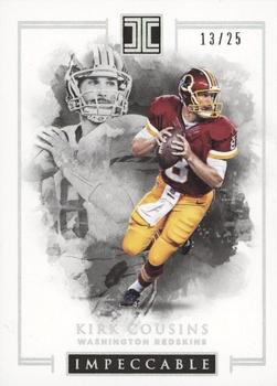 2016 Panini Impeccable - Silver #98 Kirk Cousins Front