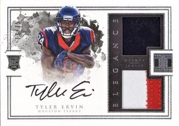 2016 Panini Impeccable - Elegance Rookie Helmet and Nameplate Autographs #179 Tyler Ervin Front