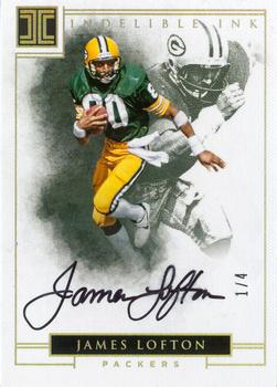 2016 Panini Impeccable - Indelible Ink #50 James Lofton Front