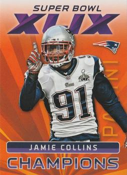 2015 Panini Super Bowl XLIX New England Patriots #9 Jamie Collins Front