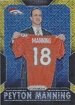 2016 Panini Prizm - Peyton Manning Tribute Gold Mojo #PMT-13 Peyton Manning Front