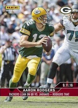 2016 Panini Instant #11 Aaron Rodgers Front