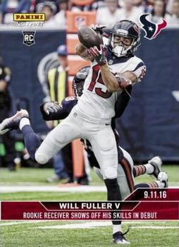 2016 Panini Instant #13 Will Fuller Front