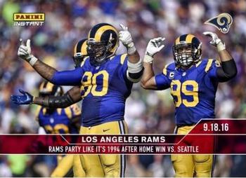 2016 Panini Instant #41 Los Angeles Rams Front