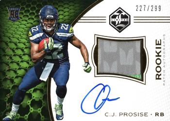 2016 Panini Limited #127 C.J. Prosise Front