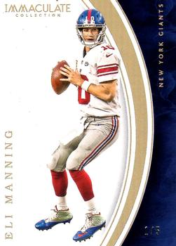 2016 Panini Immaculate Collection - Gold #84 Eli Manning Front