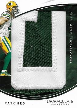 2016 Panini Immaculate Collection - Immaculate Patches #CM Clay Matthews Front