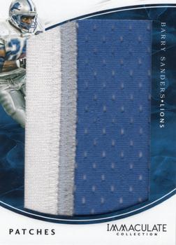 2016 Panini Immaculate Collection - Immaculate Patches #BS Barry Sanders Front