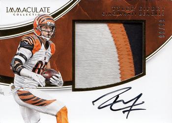 2016 Panini Immaculate Collection - Premium Patch Autographs #TE Tyler Eifert Front