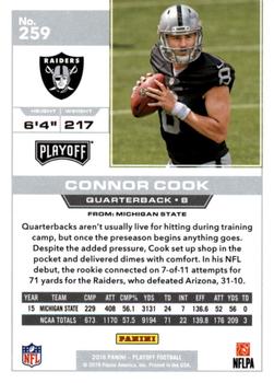 2016 Panini Playoff - 1st Down #259 Connor Cook Back
