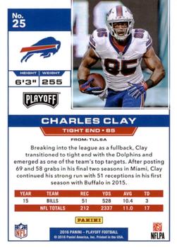 2016 Panini Playoff - Touchdown #25 Charles Clay Back