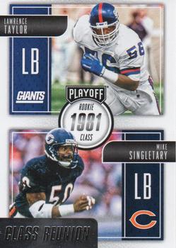 2016 Panini Playoff - Class Reunion #CR-TS Lawrence Taylor / Mike Singletary Front