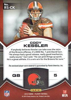 2016 Panini Playoff - Rookie Stallions Relics #RS-CK Cody Kessler Back