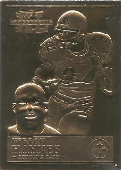 2006 The Danbury Mint Super Bowl XL Champion 22Kt Gold #NNO Verron Haynes Front