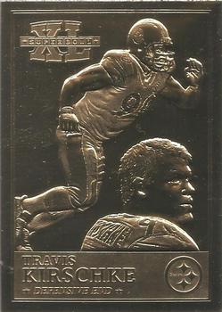 2006 The Danbury Mint Super Bowl XL Champion 22Kt Gold #NNO Travis Kirschke Front