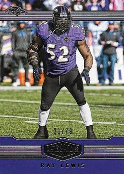 2016 Panini Plates & Patches #145 Ray Lewis Front