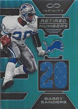 2016 Panini Infinity - Retired Numbers Relics #RN-BS Barry Sanders Front