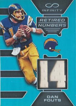 2016 Panini Infinity - Retired Numbers Relics #RN-DF Dan Fouts Front