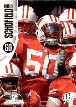 2008 Wisconsin Badgers Program Cards #NNO O'Brien Schofield Front