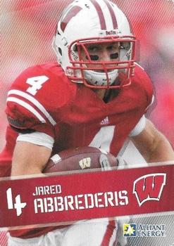 2011 Wisconsin Badgers Program Cards #NNO Jared Abbrederis Front