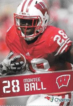 2011 Wisconsin Badgers Program Cards #NNO Montee Ball Front