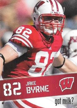 2011 Wisconsin Badgers Program Cards #NNO Jake Byrne Front